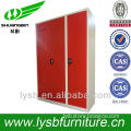 3 doors big steel locker bedroom furniture with drawer safe box